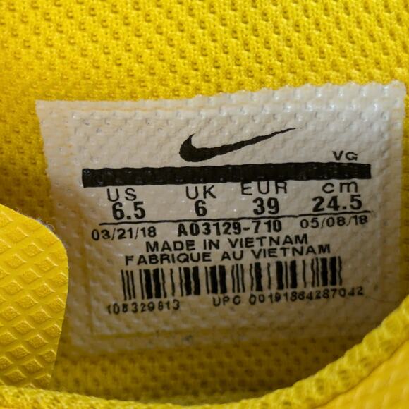 Nike Mens US Size 6.5 Mercurial Vapor XII 12 Club Neymar JR FG Yellow A03129 710 main image 7